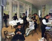The New Orleans Cotton Exchange Edgar Degas